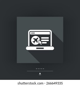 Web airplane booking