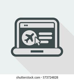 Web airplane booking