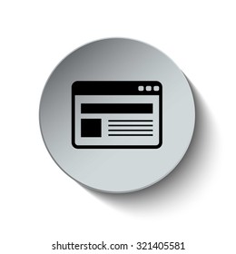 Web analytic tool icon. Web analyze. SEO icon. Vector Illustration .EPS10