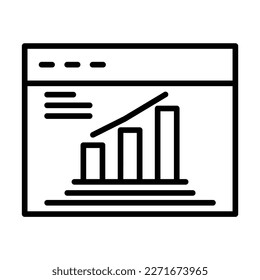 Diseño De Icono De Web Analytics Para Uso Personal Y Comercial
