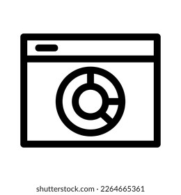 web analytics icon or logo isolated sign symbol vector illustration - high quality black style vector icons
