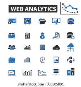 web analytics icons