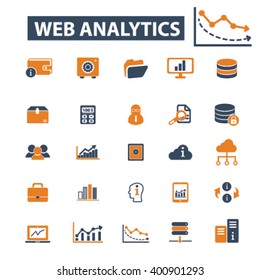 web analytics icons
