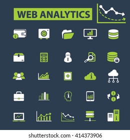 web analytics icons
