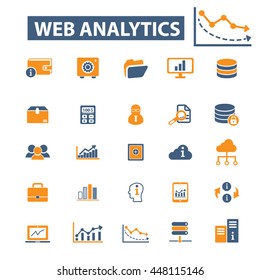 web analytics icons