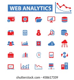 web analytics icons