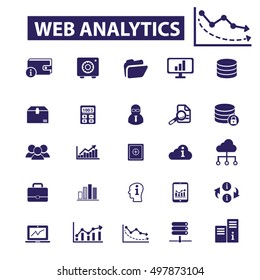 web analytics icons