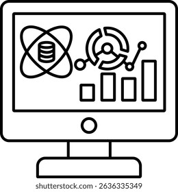  Web Analytics   illustration with isolated background