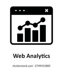 Web Analytics  Vector icon which can easily modify or edit

