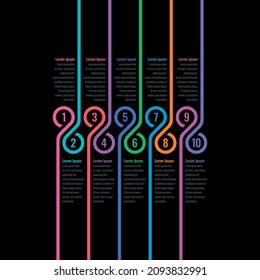 web, annual report, internet infographic template. ten option informational templates. geometric informational template
