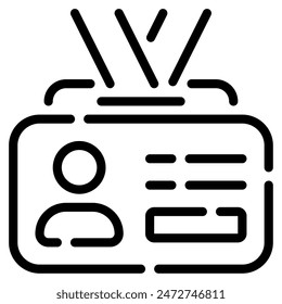 for web, app, infographic, etcEmployee Badge icon