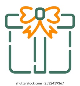 para web, app, infográfico, etcÍcone de caixa de presente