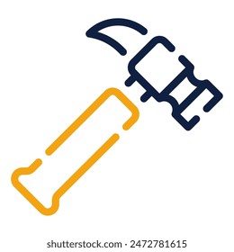 für Web, App, Infografik, etcHammer-Symbol