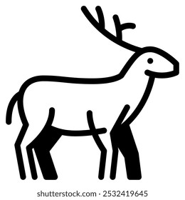 for web, app, infographic, etcReindeer icon