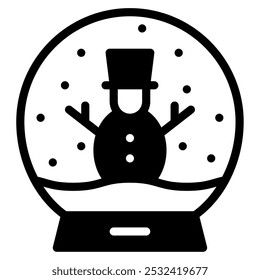 for web, app, infographic, etcSnow Globe icon