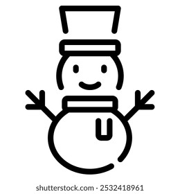 for web, app, infographic, etcSnowman icon