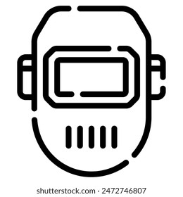 para Web, App, infografía, etcIcono de máscara de soldadura