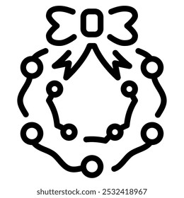 for web, app, infographic, etcWreath icon