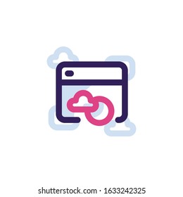 Web Application Icon for Website, Presentation, Banner or other design