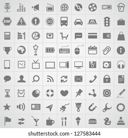 Web application icons collection