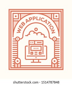 WEB APPLICATION AND ILLUSTRATION ICON CONCEPT