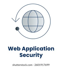 Web Application Security Editable Stroke Icon