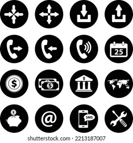Symbole für Webanwendungen Clipart Set 3 (Bearbeitbare Datei) - Vektorgrafik