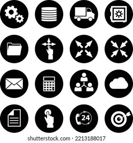 Symbole für Webanwendungen Clipart Set 8 (Bearbeitbare Datei) - Vektorgrafik