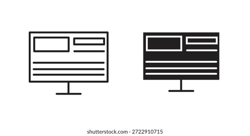 Web Apps Symbol für Web und App. Vektorgrafik eps