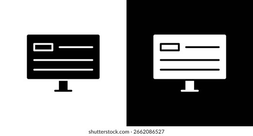 Web appsS icon of glyph style design vector pack