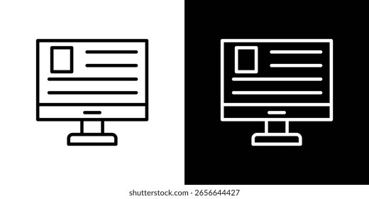 Web appsS icono aislado silueta sobre fondo blanco. Ilustración vectorial.