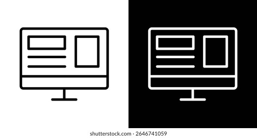 Web appsS icon vector simple element illustration editable