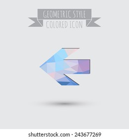 web arrow symbol