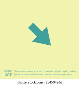 web arrow symbol