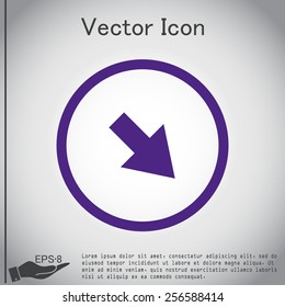 web arrow symbol