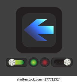web arrow symbol