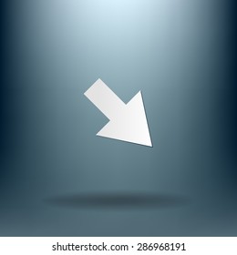 web arrow symbol