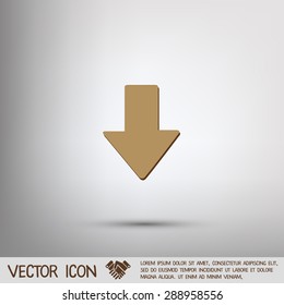 web arrow symbol