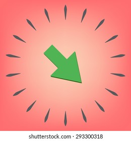web arrow symbol