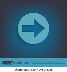 web arrow symbol