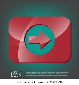 web arrow symbol