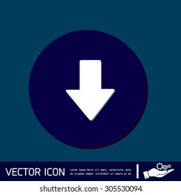 web arrow symbol
