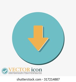 web arrow symbol