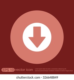 web arrow symbol