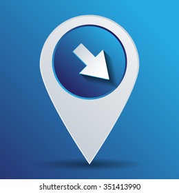 web arrow symbol
