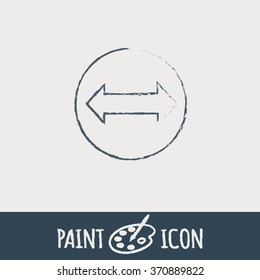 web arrow symbol