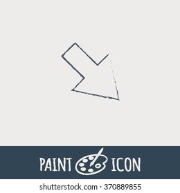 web arrow symbol