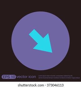 web arrow symbol