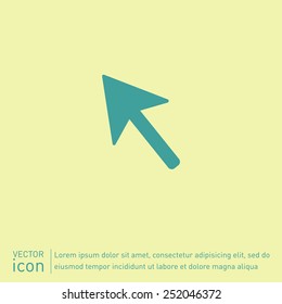 web arrow symbol, cursor icon