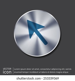 web arrow symbol, cursor icon